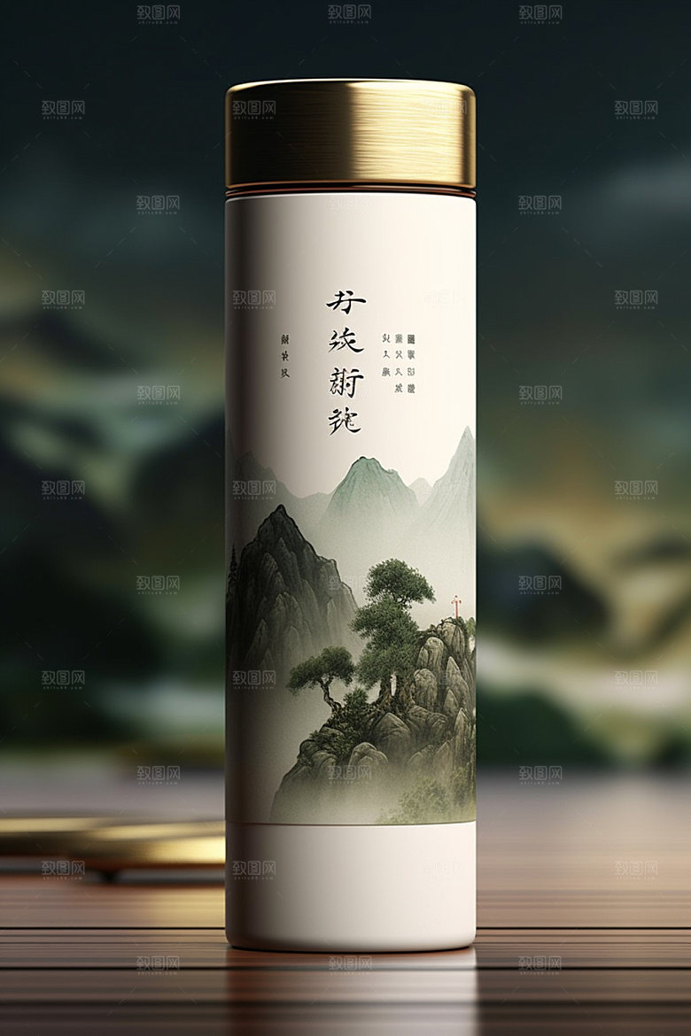 茶叶包装传统包装设计模型