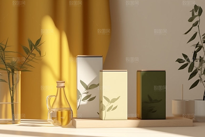 茶叶包装3D传统模型