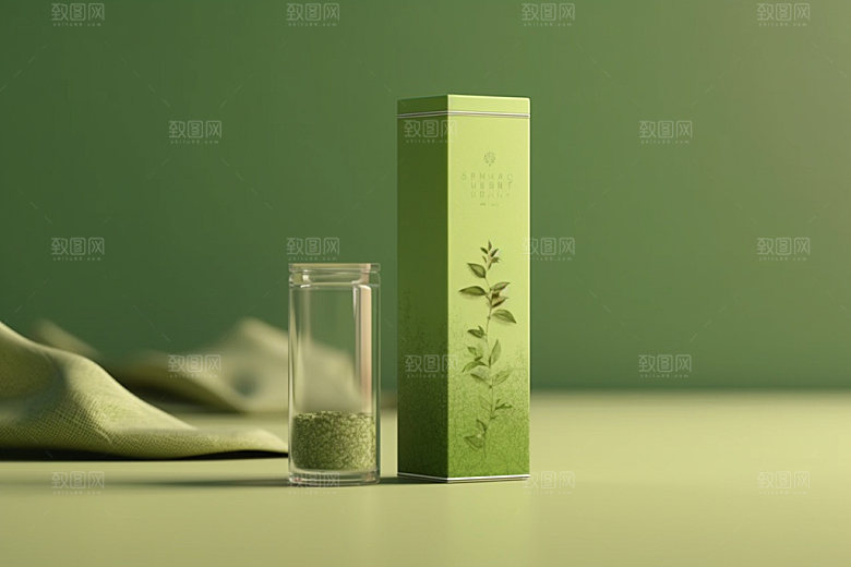 茶叶包装立体中国风模型