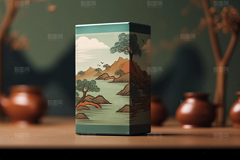 茶叶包装3D包装设计模型
