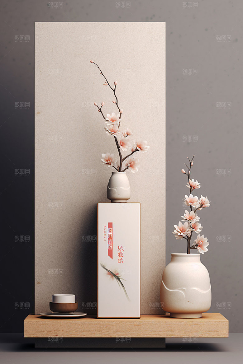 茶叶包装3D立体模型