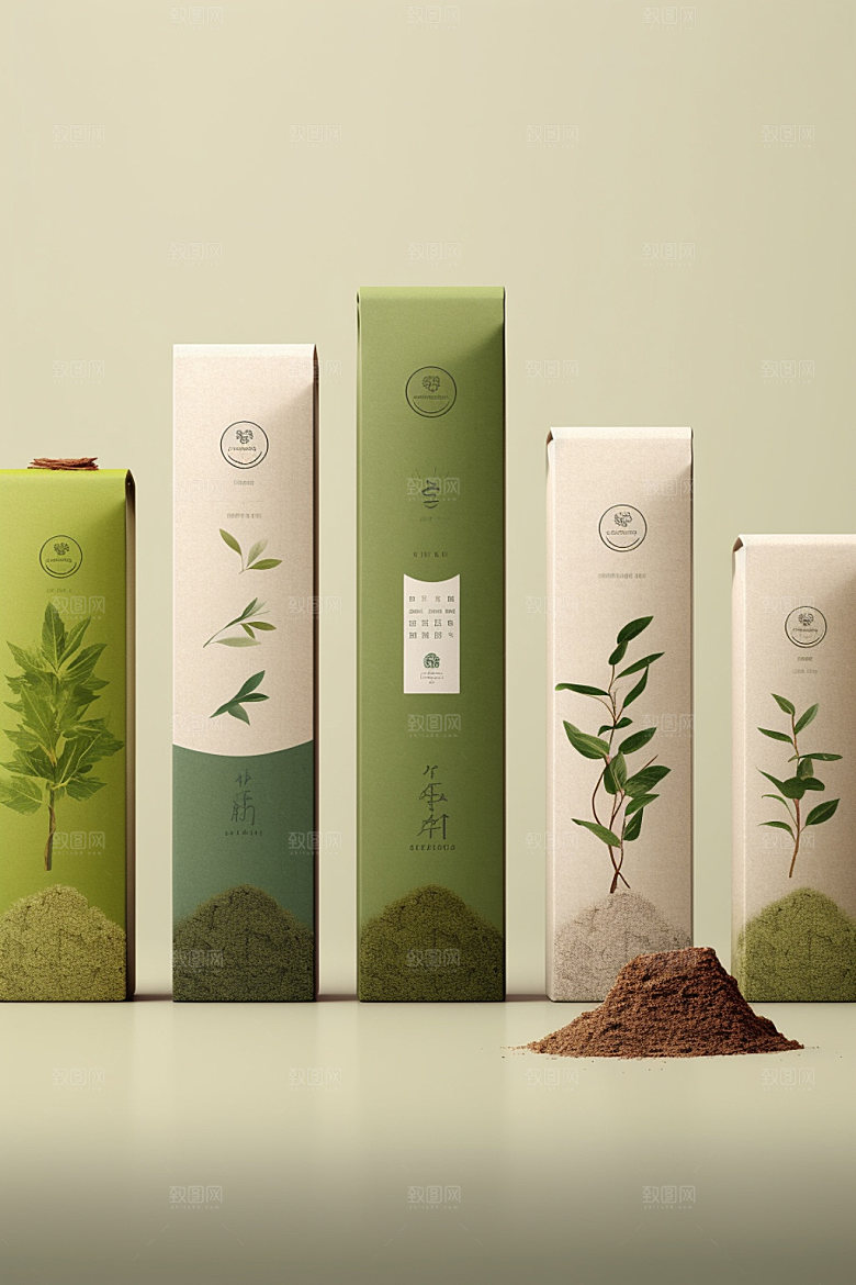 茶叶包装茶叶罐传统模型