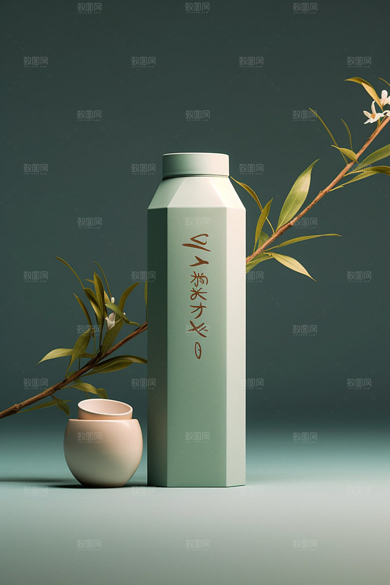 茶叶包装中国风中式模型
