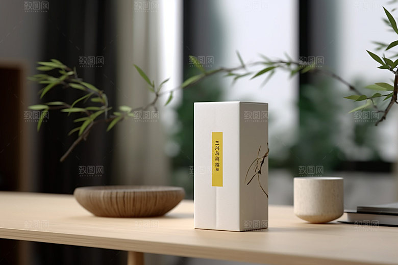 茶叶包装传统3D模型