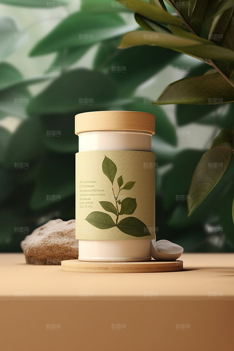 茶叶包装中国风茶叶罐模型
