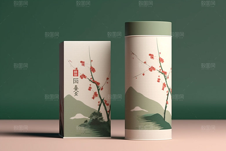 茶叶包装传统包装设计模型