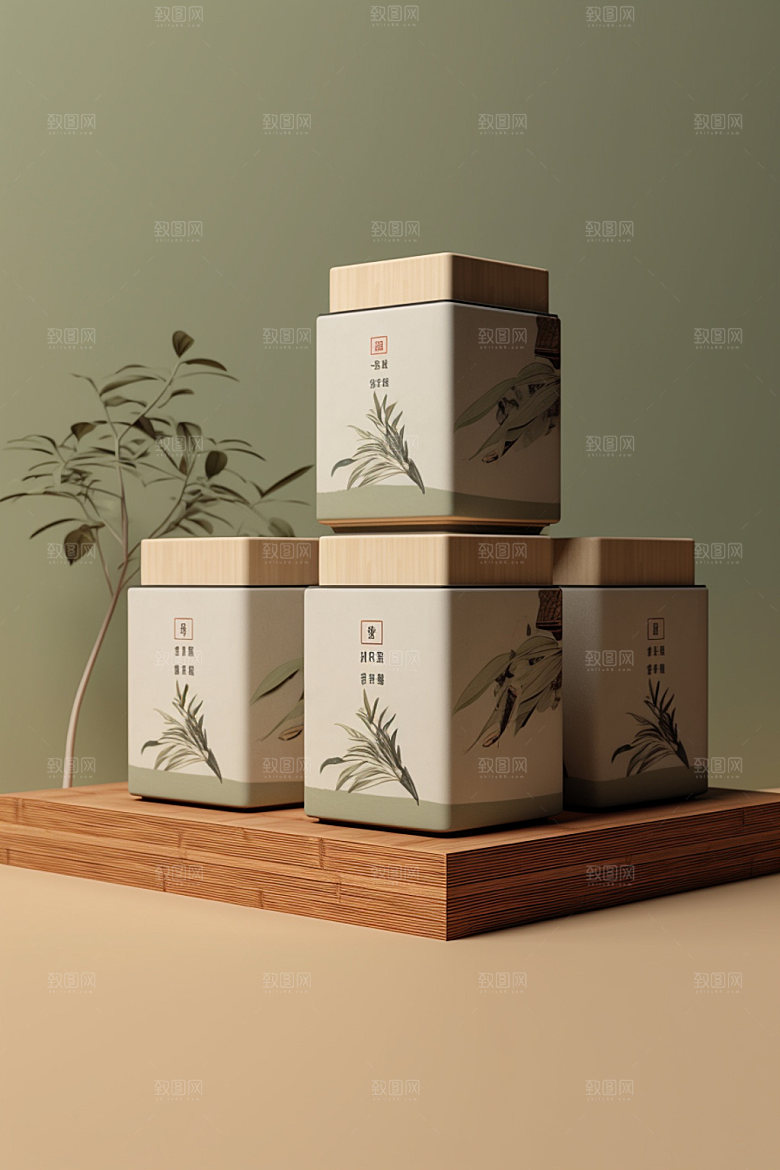 茶叶包装传统包装设计模型