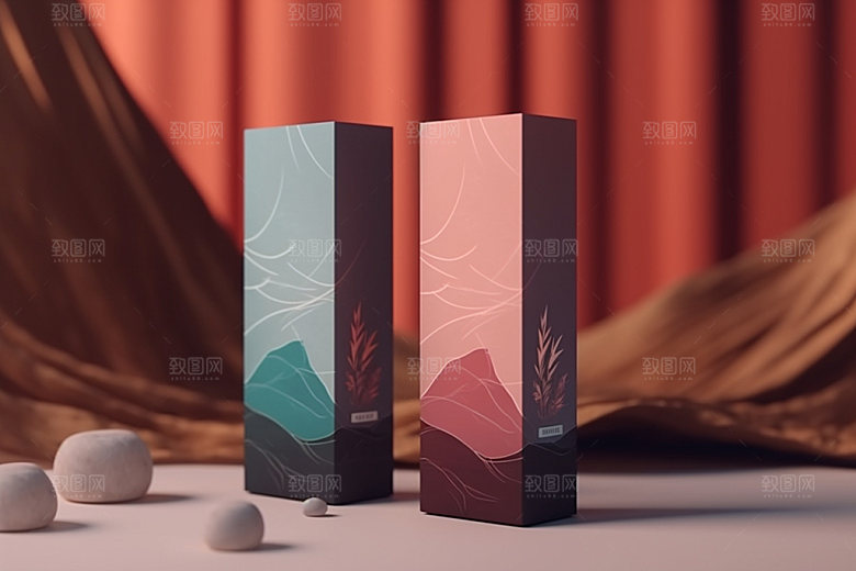 茶叶包装3D传统模型