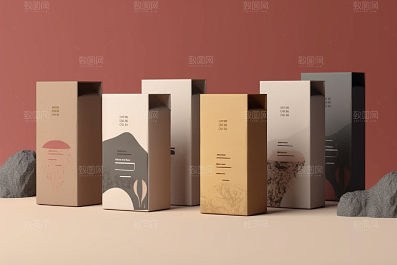 茶叶包装3D中国风模型