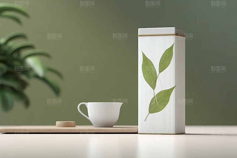茶叶包装包装设计中式模型
