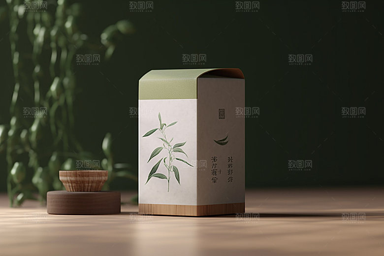茶叶包装3D传统模型