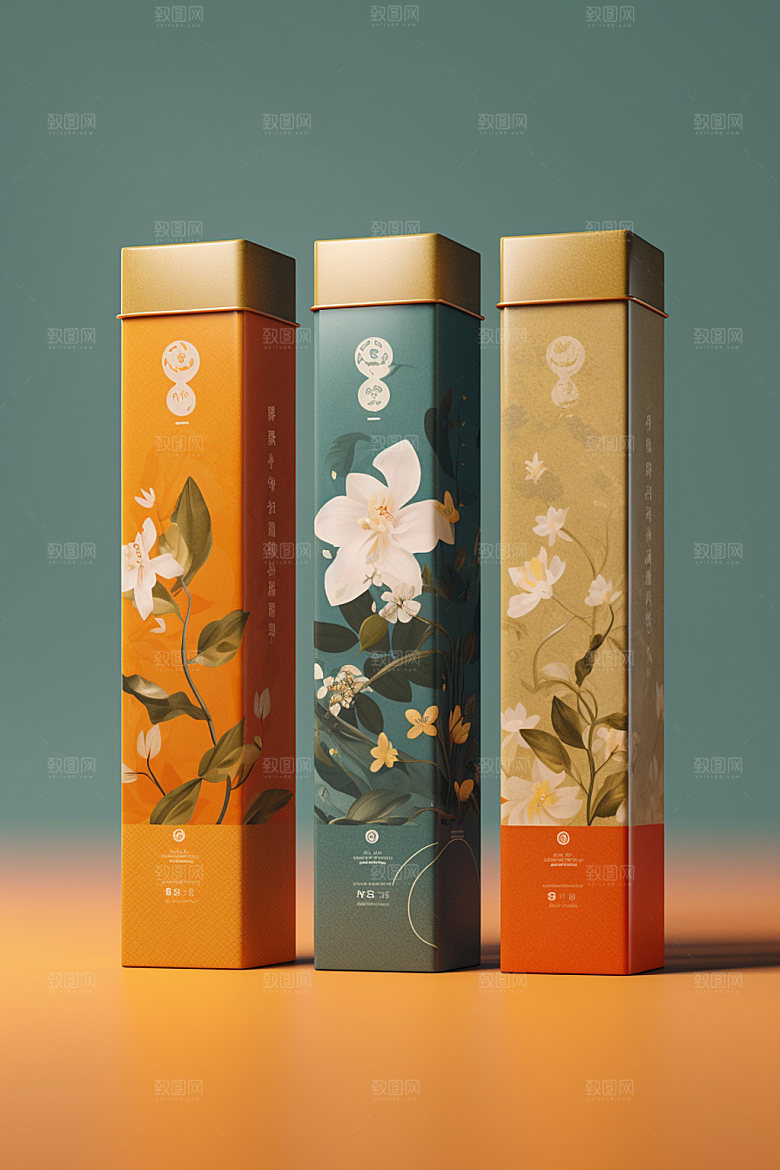 茶叶包装包装设计传统模型