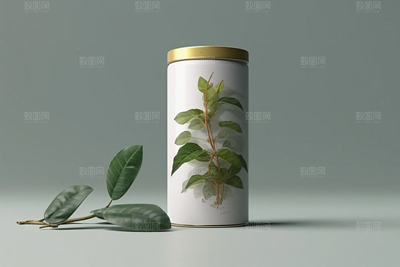 茶叶包装3D茶叶罐模型
