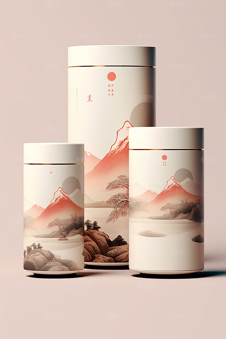 茶叶包装立体包装设计模型