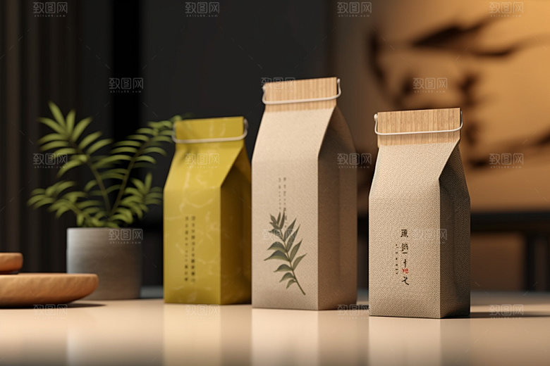 茶叶包装茶叶罐传统模型
