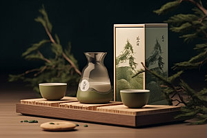 茶叶包装中式包装设计模型