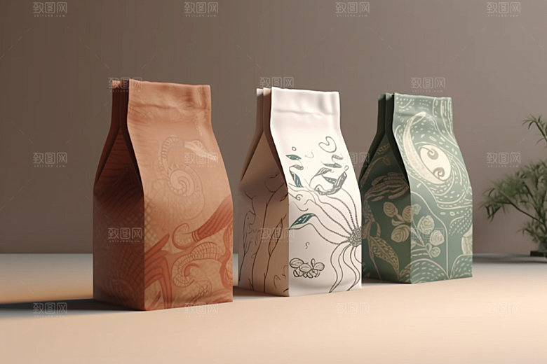 茶叶包装传统中国风模型