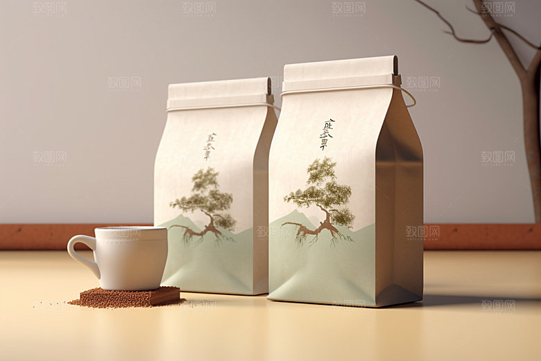 茶叶包装3D中国风模型