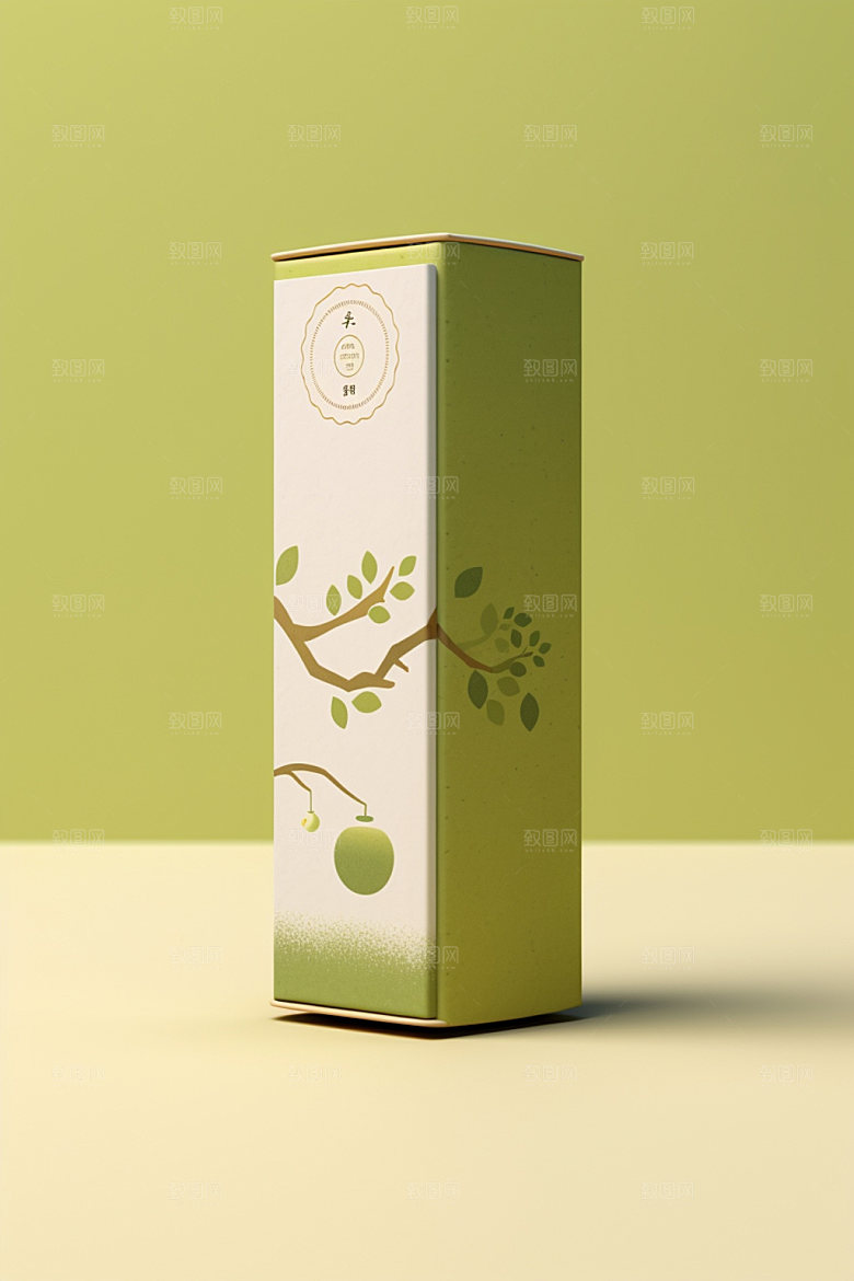 茶叶包装传统3D模型