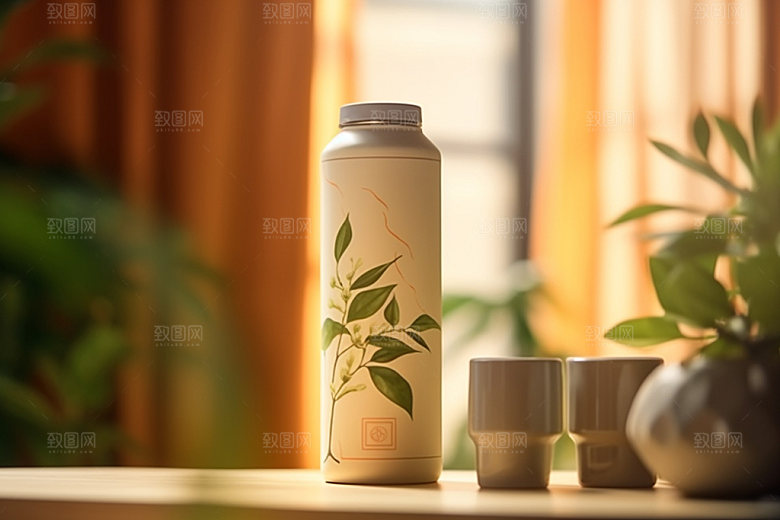 茶叶包装包装设计中国风模型
