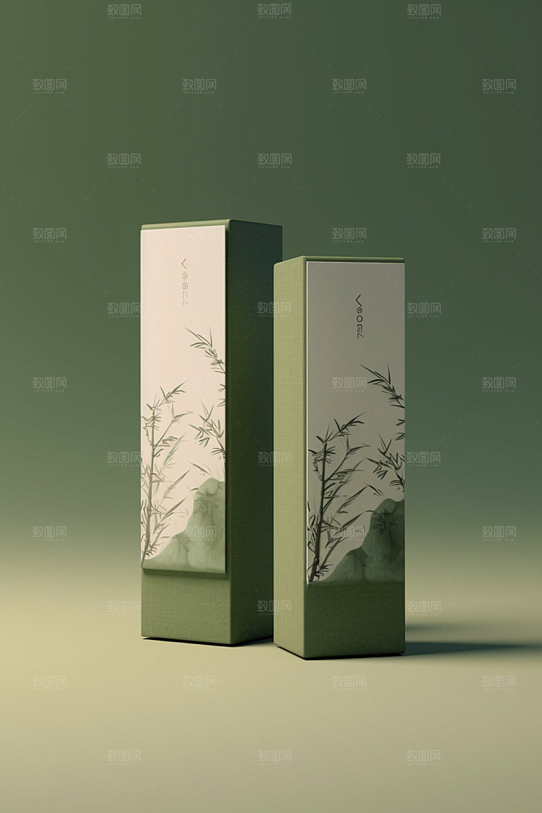 茶叶包装中国风包装设计模型