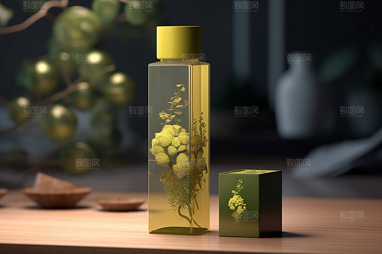 茶叶包装3D中国风模型
