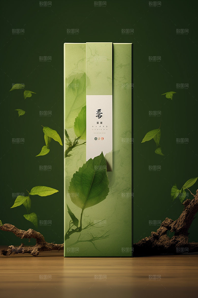 茶叶包装3D传统模型