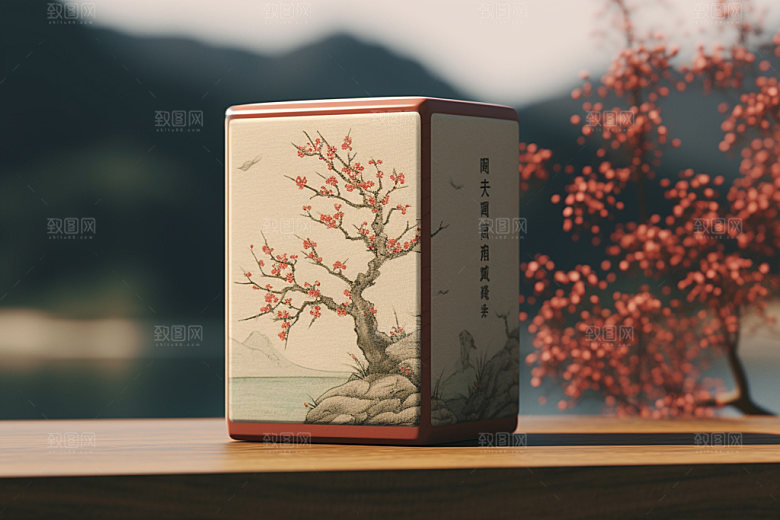 茶叶包装包装设计传统模型