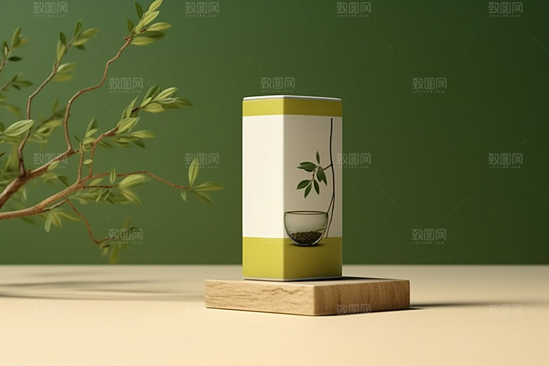 茶叶包装中式中国风模型
