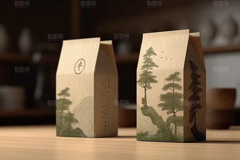 茶叶包装3D茶叶罐模型