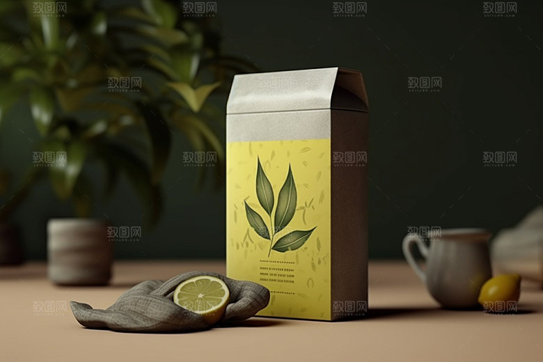 茶叶包装3D传统模型