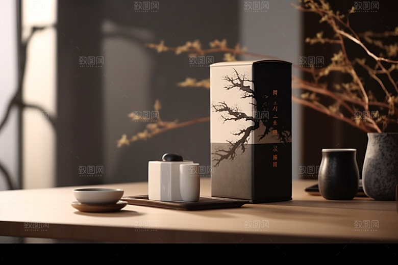 茶叶包装立体包装设计模型