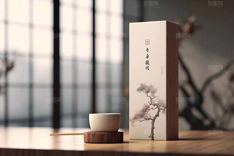 茶叶包装立体3D模型