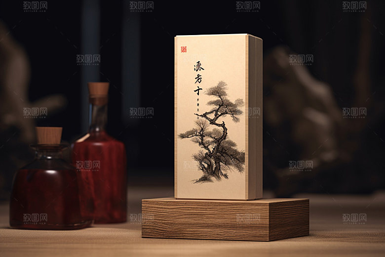 茶叶包装传统包装设计模型
