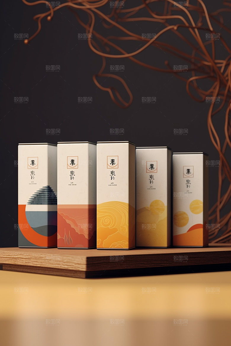 茶叶包装包装设计立体模型