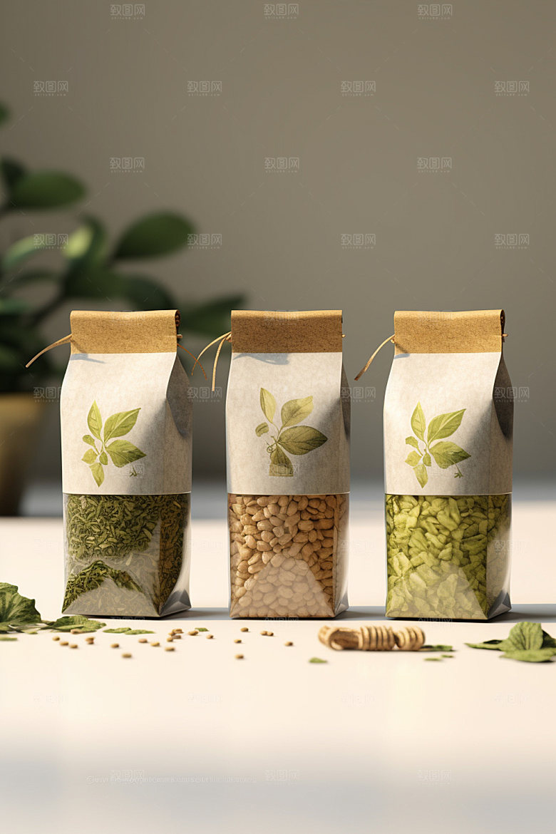 茶叶包装传统立体模型