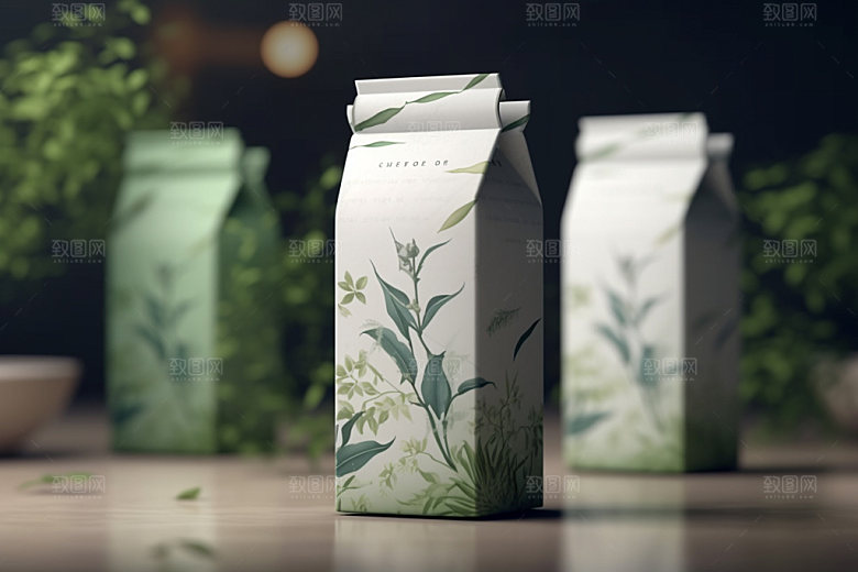 茶叶包装3D茶叶罐模型