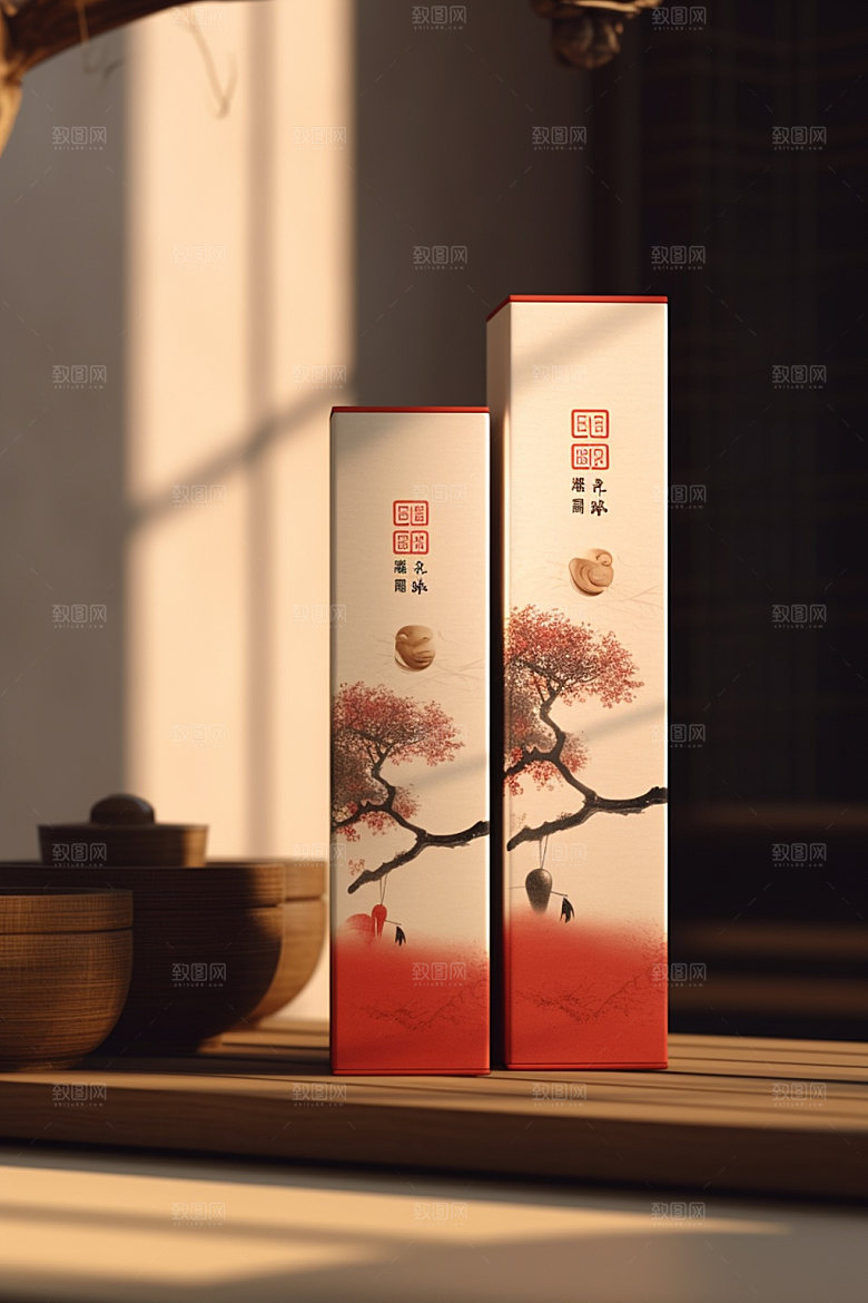 茶叶罐包装设计3D模型