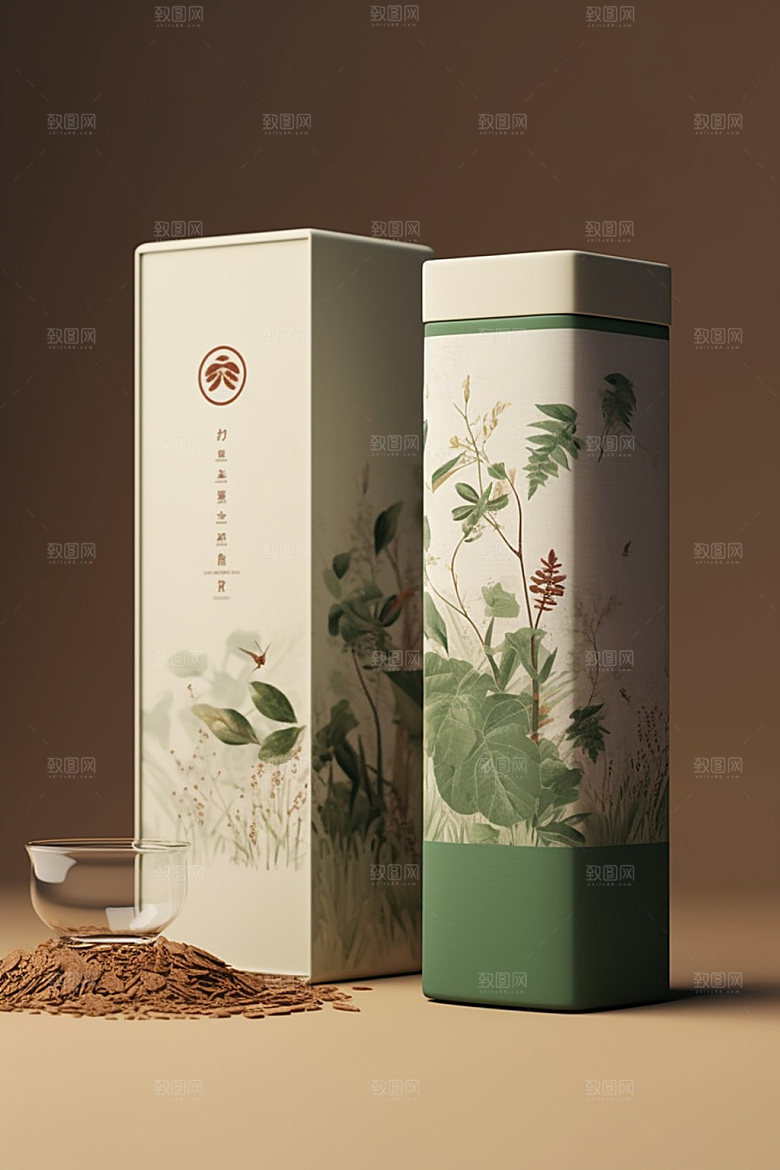 茶叶罐立体3D模型