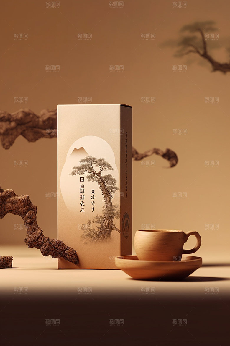 茶叶罐3D茶叶盒模型