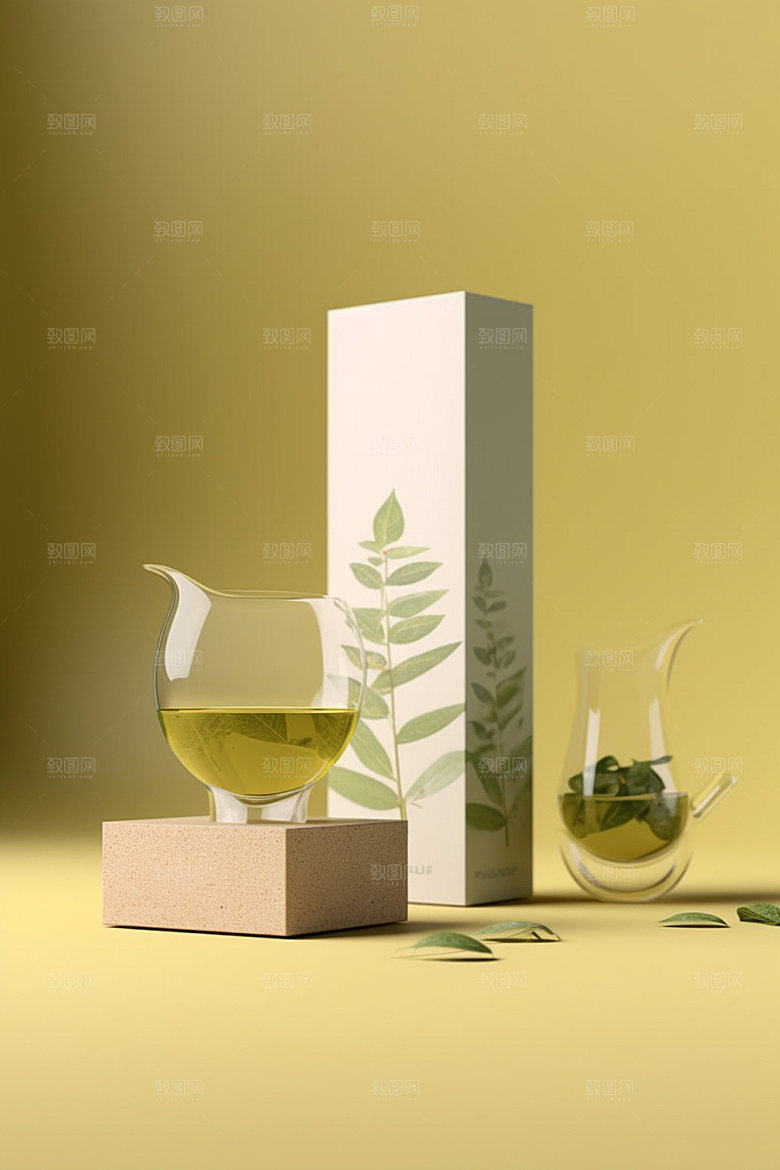 茶叶罐3D茶叶盒模型