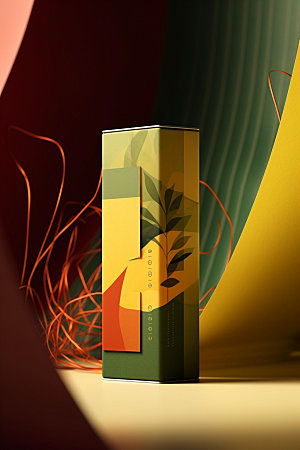茶叶罐中国风包装设计模型
