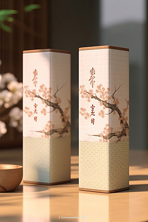茶叶罐3D包装设计模型