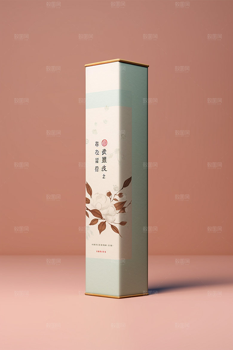茶叶罐3D中国风模型