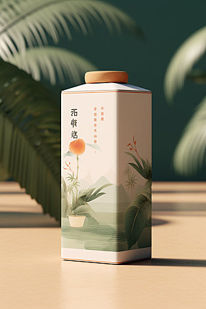 茶叶罐包装设计立体模型