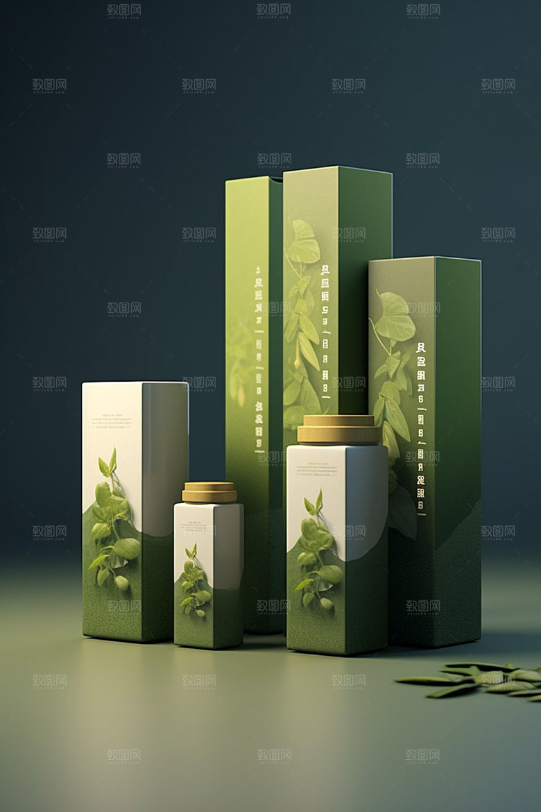 茶叶罐传统3D模型