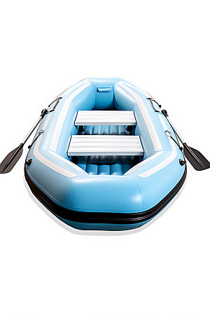 皮划艇救生艇充气艇模型