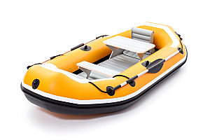 皮划艇充气艇皮筏模型