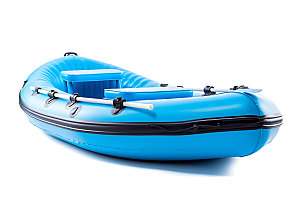 皮划艇小船皮筏模型