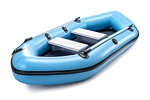 皮划艇充气船充气艇模型